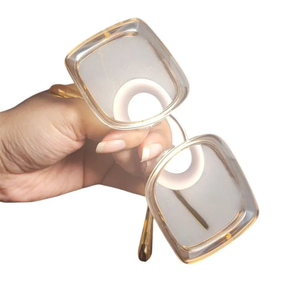 Chanel Square Acetate Mirrored Sunglasses
